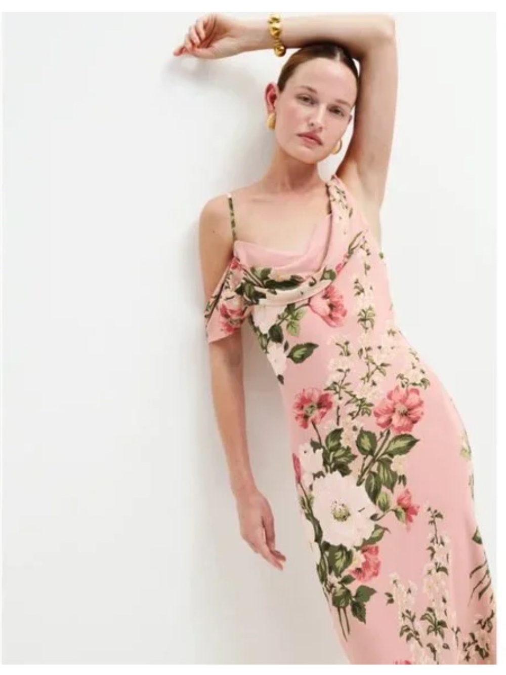 Reformation Reya Assymetric Floral Midi Dress - Size 8 - Gorgeous!! 🌸